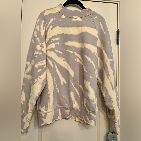 Les Tien Mock Neck Raglan Sweatshirt - Unisex Sz XS NWT - Picture 2 of 8